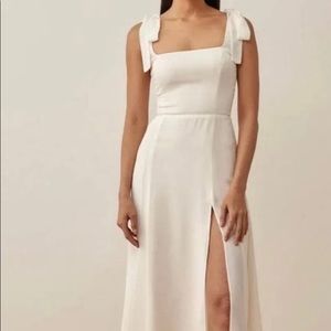 Reformation Ivory Twilight Dress
